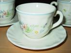 vintage Arcopal France koffiekopjes, 3 stuks, Overige materialen, Ophalen of Verzenden, Zo goed als nieuw, Overige stijlen