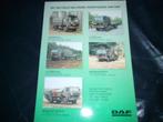 2x DAF militaire brochures/folders YF-YAM4442 YA5444 YBZ3300, Ophalen of Verzenden, Zo goed als nieuw, Overige merken