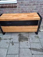 massief houtsoort Mango, Huis en Inrichting, Kasten | Ladekasten, Ophalen, 100 tot 150 cm, 1 of 2 laden, Past goed bij industriele stijl