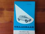 Vraagbaak Peugeot 104 Modellenserie 1976-1981., Auto diversen, Handleidingen en Instructieboekjes, Ophalen of Verzenden