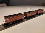 3x Piko 6444 NS goederenwagen met kolen (9,= euro voor drie), Gelijkstroom, Wagon, Piko, Ophalen of Verzenden