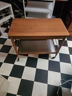 Teakhouten Trolley met RVS Onderblad, Ophalen of Verzenden