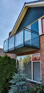 hekwerk staal en glas balkonhekwek / dakterras / fransbalkon, Nieuw, Ophalen of Verzenden, IJzer