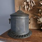 Mooie oude pot voorraadbus voorraadpot metaal/koper *Etage3*, Huis en Inrichting, Woonaccessoires | Overige, Gebruikt, ., Ophalen of Verzenden