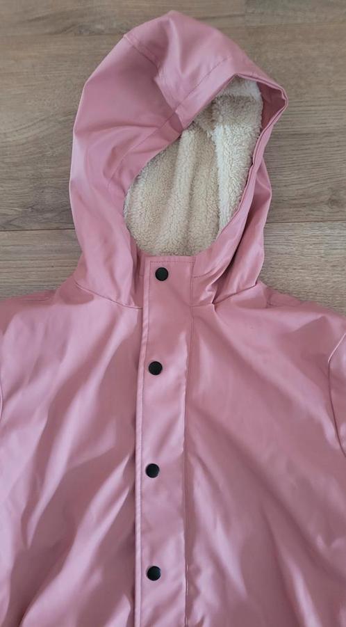 Hema roze gevoerde, wind/waterdichte jas maat 158/164, zgan, Kinderen en Baby's, Kinderkleding | Maat 158, Zo goed als nieuw, Meisje