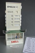 Scalextric EVENT BOARD and HUT voor autoracebaan 1964 RETRO, Ophalen of Verzenden, Gebruikt, Elektrisch, Overige merken