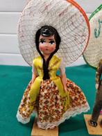 -	Stel mexico poppen vintage jaren 60, Verzamelen, Ophalen of Verzenden