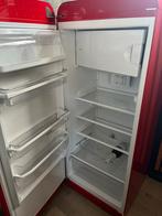 Rode Smeg Koelkast - Retro Stijl!, Ophalen, 150 tot 200 liter, Gebruikt, Energieklasse A of zuiniger