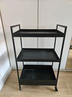 NISSAFORS
Roltafel, Zwart Metaal - 3 Niveaus, Ophalen, Zo goed als nieuw