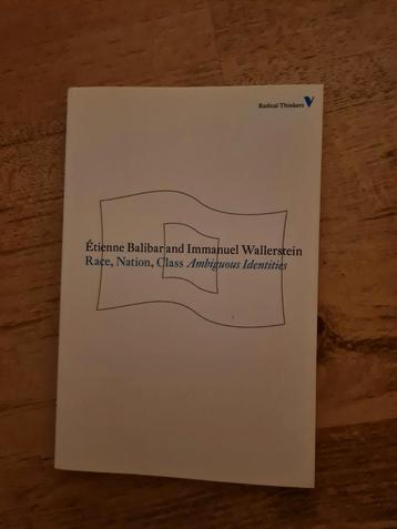 Etienne Balibar, Immanuel Wallerstein - Race, Nation, Class beschikbaar voor biedingen