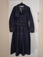 Denim trenchcoat Norah maat 46/48, Blauw, Maat 46/48 (XL) of groter, Nieuw, Ophalen of Verzenden