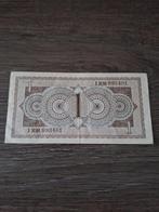 Misdruk biljet 1 gulden 1949, ontbrekende kleur achterzijde, Ophalen of Verzenden