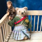 Heel oud antiek steiff beertje met zilver knopje onbespeeld, Antiek en Kunst, Antiek | Speelgoed, Ophalen of Verzenden