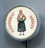 Klederdrachten MARKEN aluminium speldje ( W_418 ), Verzamelen, Speldjes, Pins en Buttons, Verzenden, Zo goed als nieuw, Stad of Land