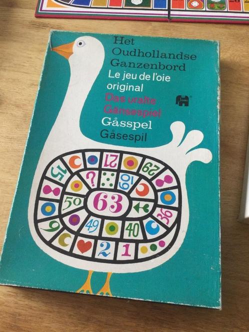 Het Oudhollands Ganzenbord spel, Hobby en Vrije tijd, Gezelschapsspellen | Bordspellen, Gebruikt, Ophalen of Verzenden