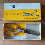 Vintage Yellow Canary kartelschaar stofschaar - size 7, Ophalen of Verzenden, Zo goed als nieuw, Overige typen