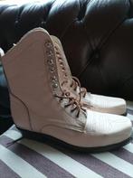 Nieuwe leren dames laarsjes maat 35 voor € 20,00 roze, Lage of Enkellaarzen, Nieuw, Roze, LUPICA