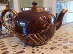 Vintage Gibsons Art deco stijl bruin met goud theepot, Antiek en Kunst, Ophalen of Verzenden