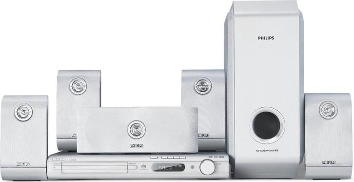 Philips DVD home cinema-systeem LX3900SA, Audio, Tv en Foto, Home Cinema-sets, Gebruikt, Dvd-speler, 5.1-systeem, 70 watt of meer