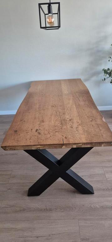 Metalox boomschors eetkamertafel, b100Xd230xh77.  beschikbaar voor biedingen