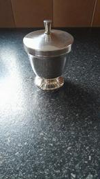 Verzilverd Theebusje in Zeer Goede Staat, Antiek en Kunst, Antiek | Goud en Zilver, Ophalen