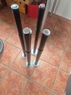 4 verstelbare tafelpoten van Ikea - Olov, 50 tot 100 cm, Rond, Zo goed als nieuw, 50 tot 100 cm