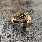 14k gouden slang ring nieuw, Ophalen of Verzenden