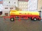 1976 Skoda S 706 RT met Minol tankwagen-oplegger, Hobby en Vrije tijd, Modelauto's | 1:87, Ophalen of Verzenden, Nieuw, Bus of Vrachtwagen