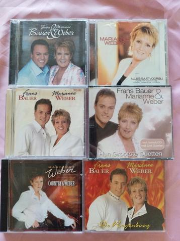 Frans Bauer en Marianne Weber cd's