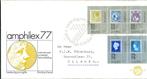 Nederland 1977 E152 Amphilex 77 strip typ, Postzegels en Munten, Postzegels | Eerstedagenveloppen, Verzenden, Beschreven, Nederland