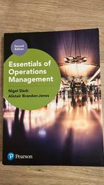 Essentials of operations management, Boeken, Studieboeken en Cursussen, Nigal Slack & Alistair Brandon-Jones, Zo goed als nieuw