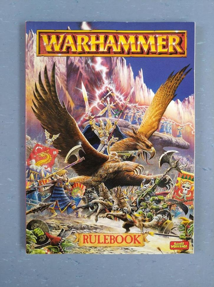 Warhammer Rule Book zgan, Hobby en Vrije tijd, Wargaming, Zo goed als nieuw, Warhammer, Boek of Catalogus, Ophalen of Verzenden