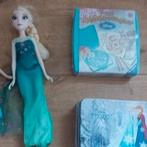 Set Elsa frozen barbiepop mandela en blikje, Ophalen of Verzenden, Zo goed als nieuw