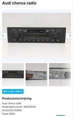 Audi Chorus radio voor A3, Ophalen of Verzenden, Overige merken