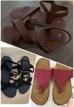 3 paar sandalen maat 41 NIEUW dames slippers partij pakket, Kleding | Dames, Schoenen, Ophalen of Verzenden, Zo goed als nieuw
