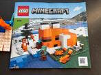 Lego Minecraft vossenhuis 21178, Ophalen, Zo goed als nieuw, Groter dan 1:32, Overige merken