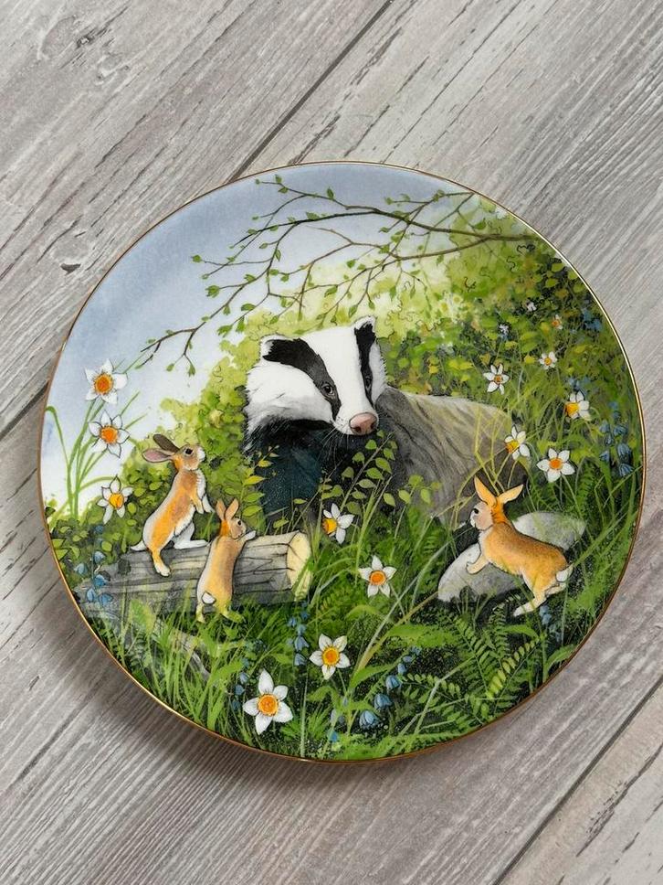 Sierbord Spring four seasons collection Walty, Antiek en Kunst, Antiek | Wandborden en Tegels, Ophalen of Verzenden