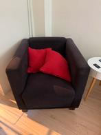 Zwarte fauteuil, gratis af te halen, Ophalen, Gebruikt, 50 tot 75 cm