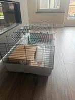 Grote konijnenhok, Dieren en Toebehoren, Knaagdieren en Konijnen | Hokken en Kooien, Kooi, 110 cm of meer, Zo goed als nieuw, Konijn