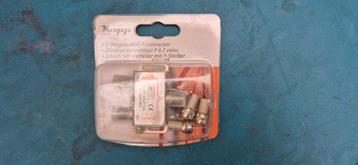 Kopp 2-weg Satelliet Splitter F-connector beschikbaar voor biedingen