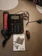 Fysic FX-3950 Telefoon met SOS Noodknop, Ophalen of Verzenden, Zo goed als nieuw, 1 handset, Stralingsarm