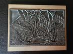 V.O.C drukkerij plaat van de uit de 50tiger jaren., Ophalen of Verzenden