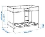 Ikea stapelbed, Huis en Inrichting, Ophalen, 90 cm, Tweepersoons, Zo goed als nieuw