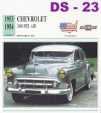 Ds23 autokaart chevrolet 2400 bel air ( 1953 - 1954 ), Ophalen of Verzenden, Zo goed als nieuw, Auto's