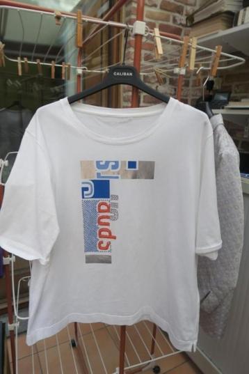 T-shirt wit print strass MarcCain sports nr 5 (42) beschikbaar voor biedingen
