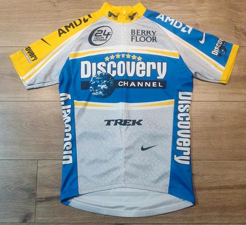 Vintage wielershirt Discovery Tour de France, Sport en Fitness, Wielrennen, Zo goed als nieuw, Ophalen of Verzenden