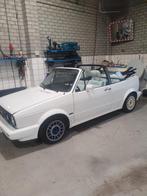 Volkswagen Golf 1.8 Cabriolet K6 1987 Wit, Auto's, Voorwielaandrijving, Stof, Cabriolet, Handgeschakeld