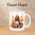 Basset Hound Herfstmok, Ophalen of Verzenden, Nieuw, Overige stijlen, Kop(pen) en/of Schotel(s)