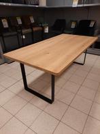 SHOWMODEL Eetkamertafel Livorno 200 cm (massief eiken), Ophalen, 200 cm of meer, 50 tot 100 cm, Zo goed als nieuw