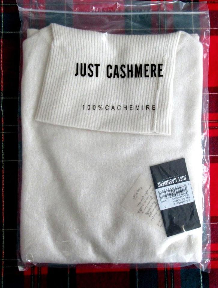 Just Cashmere 100% coltrui, XL nieuw in verpakking., Kleding | Dames, Truien en Vesten, Nieuw, Maat 42/44 (L), Ophalen of Verzenden